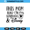 This Mom Runs on Coffee SVG Digital Download | Aesthetic Mom Life Design 2 This Mom Runs on Coffee SVG