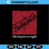 True Blood Fangtasia Life Begins At Night Svg