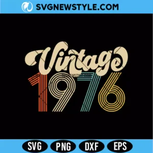 Vintage 1976 SVG