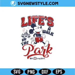 Vintage Mouse Walk SVG
