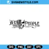 We the People Skull Flag SVG