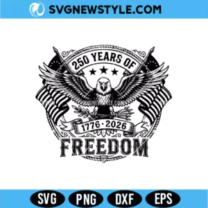 Anniversary American Flag Eagle SVG