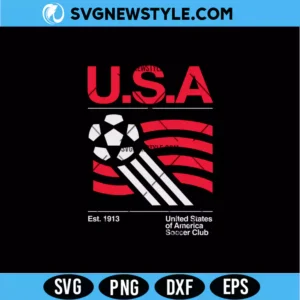 90s United States Soccer SVG