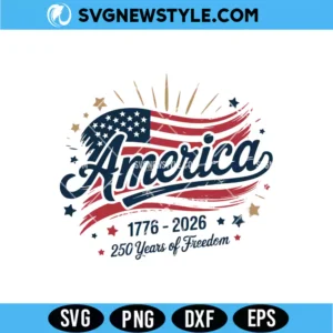 America 250 th Anniversary SVG