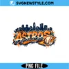 Astros Baseball PNG | Retro Houston Team Spirit Sublimation Design 2 Astros Baseball PNG