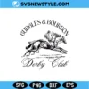 Bourbon And Bourbon Derby Club SVG | Vintage Horse Racing Cut File 3 Bourbon And Bourbon Derby Club SVG