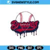 Braves Baseball SVG | Retro Baseball Team Mascot Cut File for Cricut 3 Braves Baseball SVG