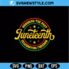 Juneteenth Culture SVG PNG | Retro Black History Month Heritage Cut File 3 Juneteenth Culture SVG PNG
