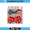Cherry America Coquette PNG | Vintage Americana Fourth of July Sublimation 2 Cherry America Coquette PNG