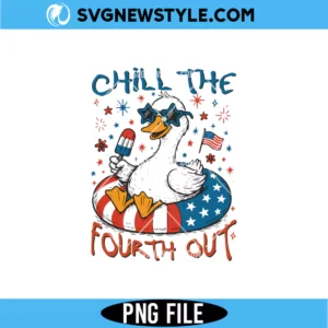 Funny Patriotic Goose PNG