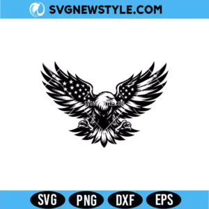 Eagle American Flag SVG