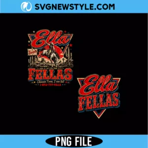 Ella Fella Club Western PNG