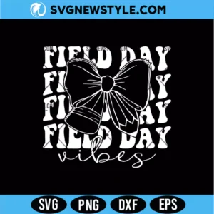 Field Day Coquette Bow Svg