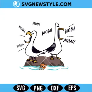Finding Nemo Seagull Mom SVG