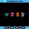 Fox Alien Castle Harper SVG Digital Download | Quirky Sci-Fi Shirt Design 2 Fox Alien Castle Harper SVG