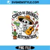 Funny Fiesta Skeleton PNG | Retro Mexican Party Sublimation Design 2 Funny Fiesta Skeleton Png