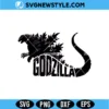 Giant Kaiju Monster SVG PNG | Japanese Atomic Beast City Destroyer Cut File 2 Giant Kaiju Monster SVG PNG