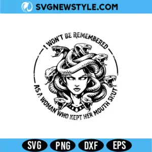 Gothic Medusa SVG