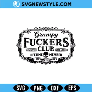 Grumpy Fuckers Club Svg
