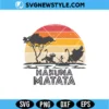 No Worries Safari Adventure SVG | Retro Groovy Savanna Animal Vacation Shirt Design 2 No Worries Safari Adventure SVG