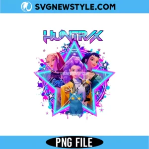 Huntrix Kpop Anime Girl PNG