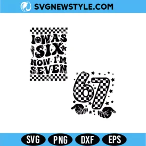I Was 6 Now Im 7 SVG Bundle
