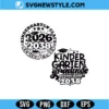 Kindergarten Graduation SVG Bundle Digital Download | School Cut File Pack 3 Kindergarten Graduation SVG Bundle