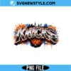 Knicks PNG Digital Download | Vintage Orange and Blue Hoops Sublimation 2 Knicks PNG