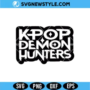 Kpop Demon Hunters SVG File