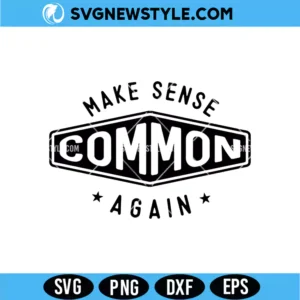 Make Sense Common Again SVG