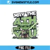 May the Fourth PNG Digital Download | Retro Sci-Fi Galaxy Sublimation Design 2 May the Fourth PNG