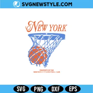 New York Basketball SVG
