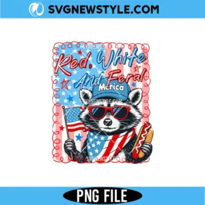 Funny Red White And Feral PNG