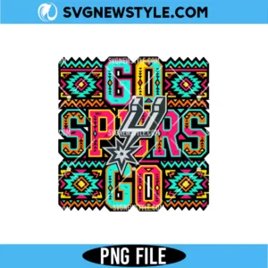 Go Spurs Go PNG Sublimation