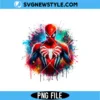 Web Slinger Hero Splash PNG | Retro City Protector Sublimation Shirt Design 2 Web Slinger Hero Splash PNG