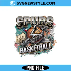 Spurs Basketball Team Shirt PNG