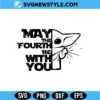 Star Wars Day May 4th SVG | Retro Galactic Holiday Cut File 2 Star Wars Day May 4th SVG