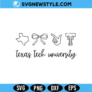 West Texas Coquette Bow SVG