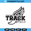 Track and Field Team SVG Digital Download | Game Day Running Shirt Design 2 Track and Field Team SVG