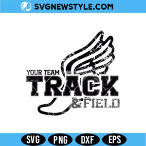Track and Field Team SVG