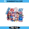 4th of July K-Pop Girl Group PNG