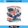 USA 250 Years Anniversary PNG