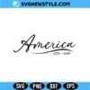 1776-2026 4th of July Patriotic SVG | Retro Semiquincentennial Patriotic Cut File 3 1776-2026 4th of July Patriotic SVG