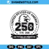 250th Anniversary 4th of July Patriotic SVG