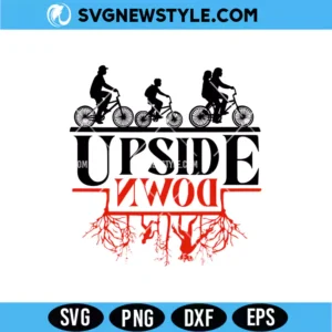 Upside Down 80's Horror SVG