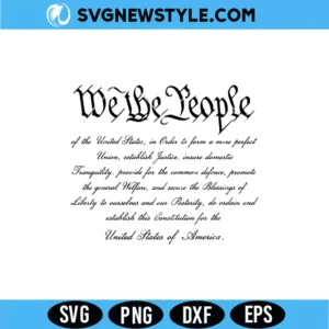 We the People SVG PNG