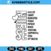 Nurse Life SVG Digital Download | Cute Nursing Healthcare Stethoscope Cut File 2 Nurse Life SVG