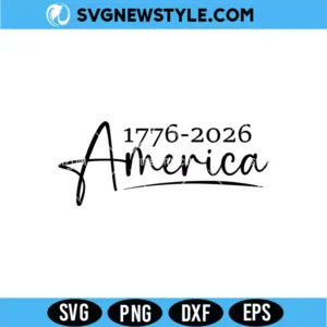 Anniversary USA 250th Birthday Svg