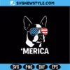 America Boston Terrier Svg