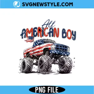 Vintage All American Boy PNG Retro Kids Sublimation File Digital Download
